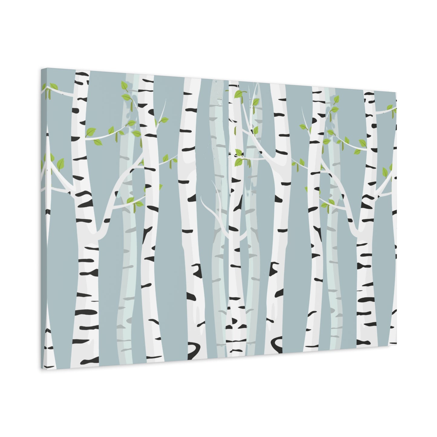 White Birch Canvas Art Print - Multiple Sizing Options - Birch Tree Canvas Wall Art, Modern Nature Home Accent, Gift for Nature Lovers, Forest Wall Art