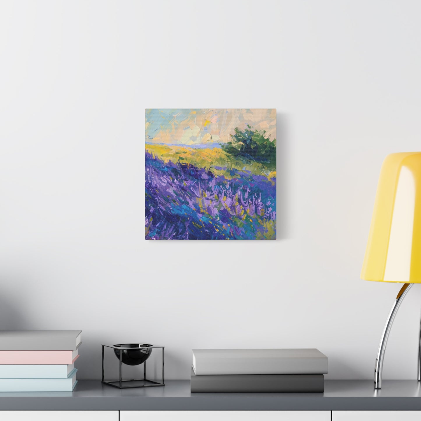 Lavender Fields Canvas Art Print - Multiple Sizing Options - Lavender Fields Canvas Wall Art, Home Gift, Nature Decor, Art for Her