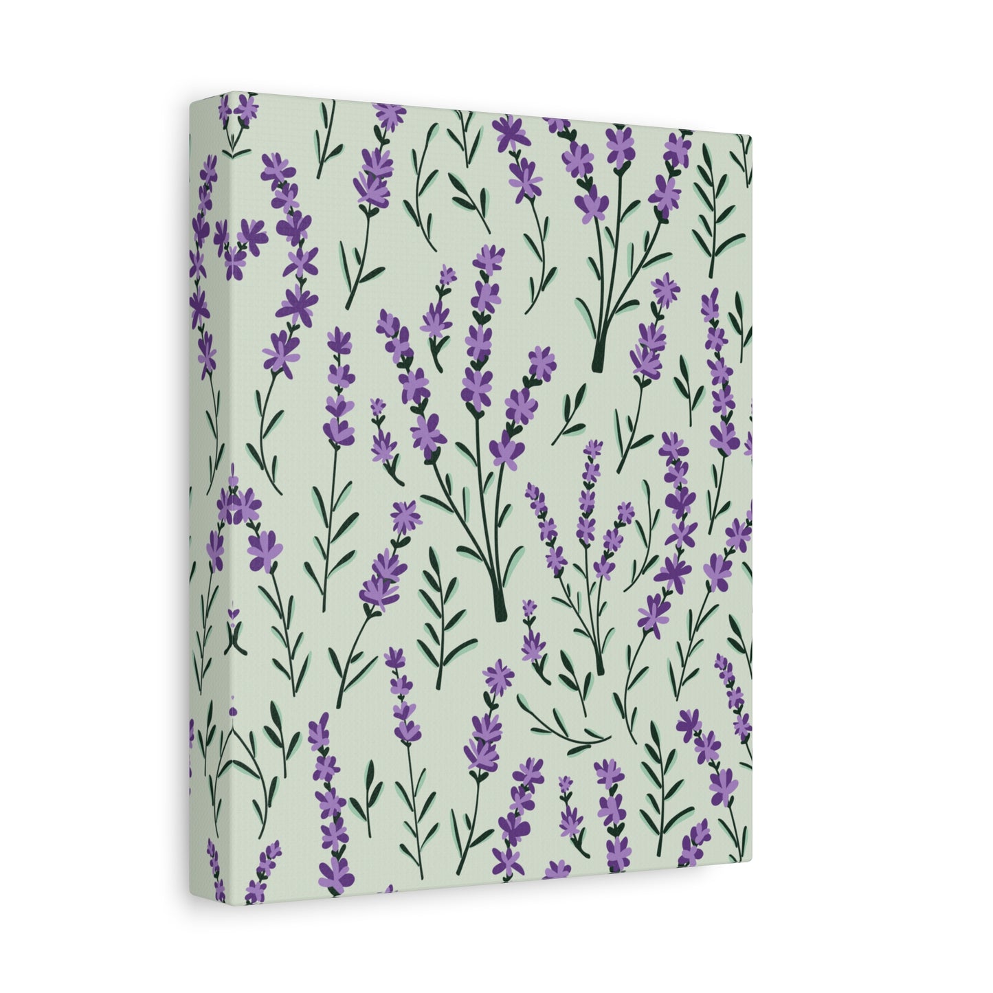 Lavender Sage Canvas Art Print - Multiple Sizing Options - Lavender Floral Canvas Wall Art, Lavender Home Decor, Gift for Her, Nature-Inspired Art