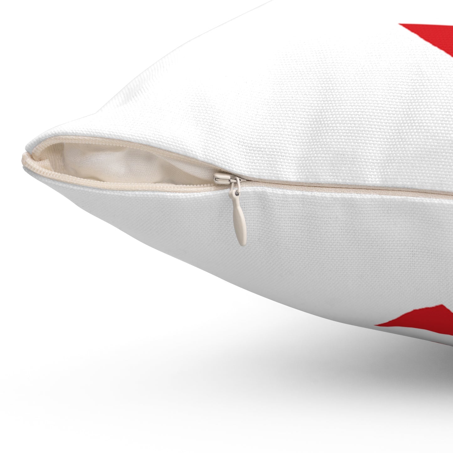 American Flag Heart Square Pillow Cover with Insert - Multiple Sizes (14"x14", 16"x16", 18"x18", 20"x20") - Patriotic Heart Square Pillow | USA Love Decor | Independence Day, American Flag Pillow