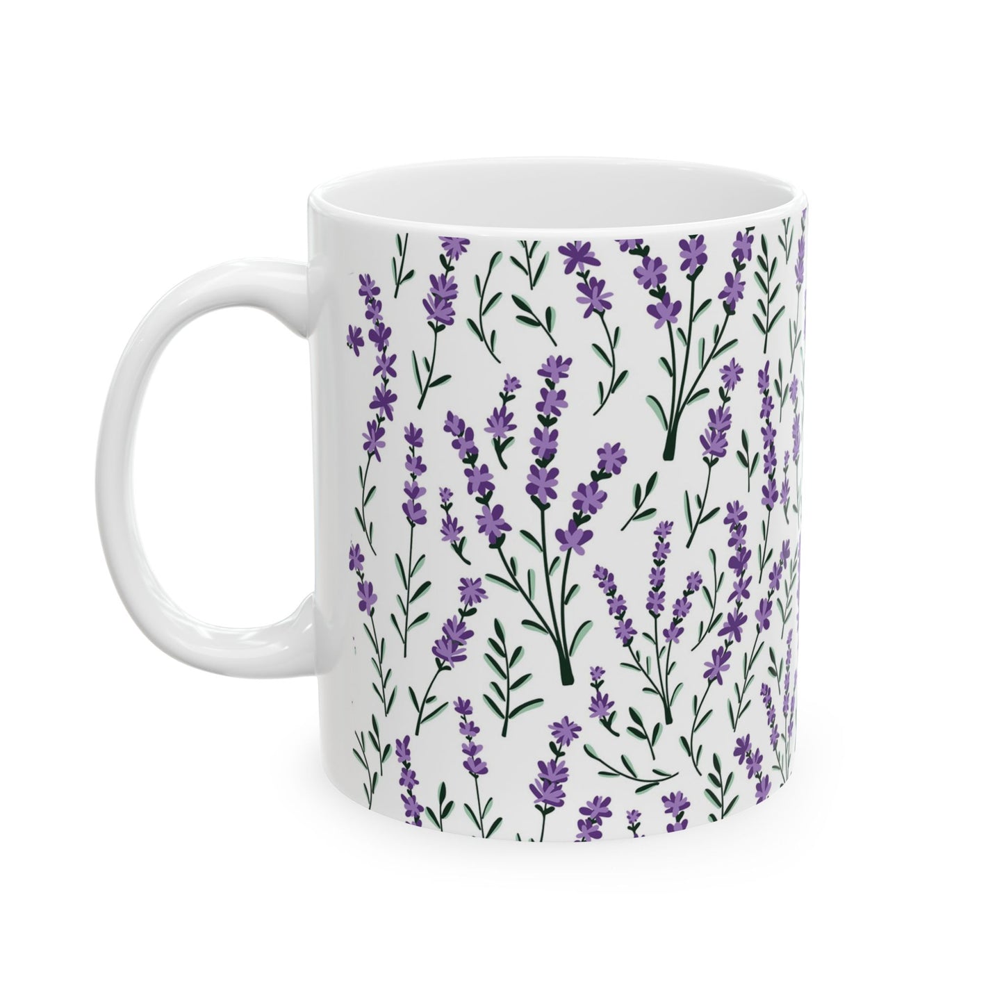 Lavender Ceramic Mug - 11 oz. & 15 oz. options