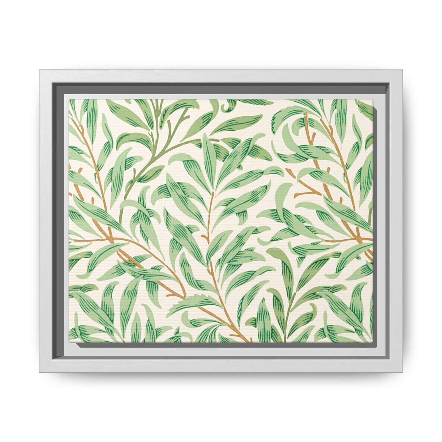 Willow Boughs Framed Matte Canvas Art - Multiple Frame Color & Size Options