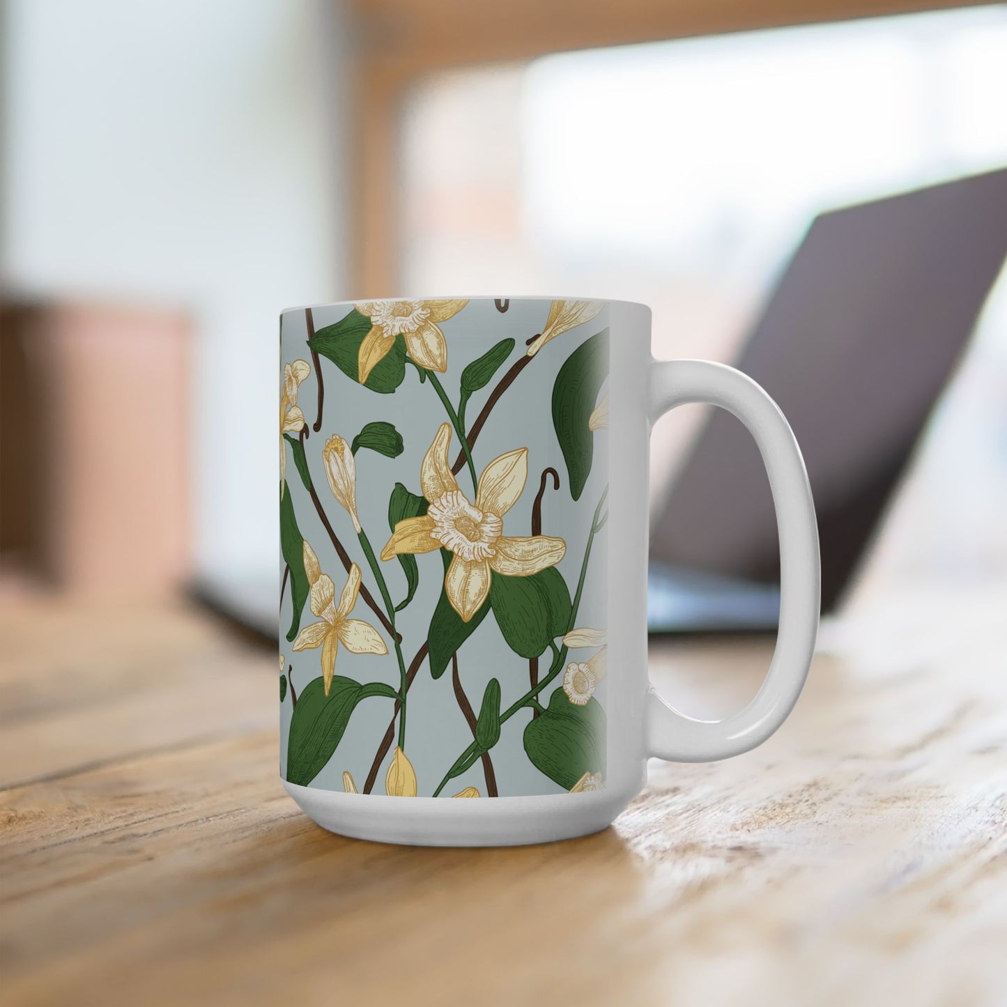 Vanilla Bean Ceramic Mug - 11 oz. & 15 oz. options