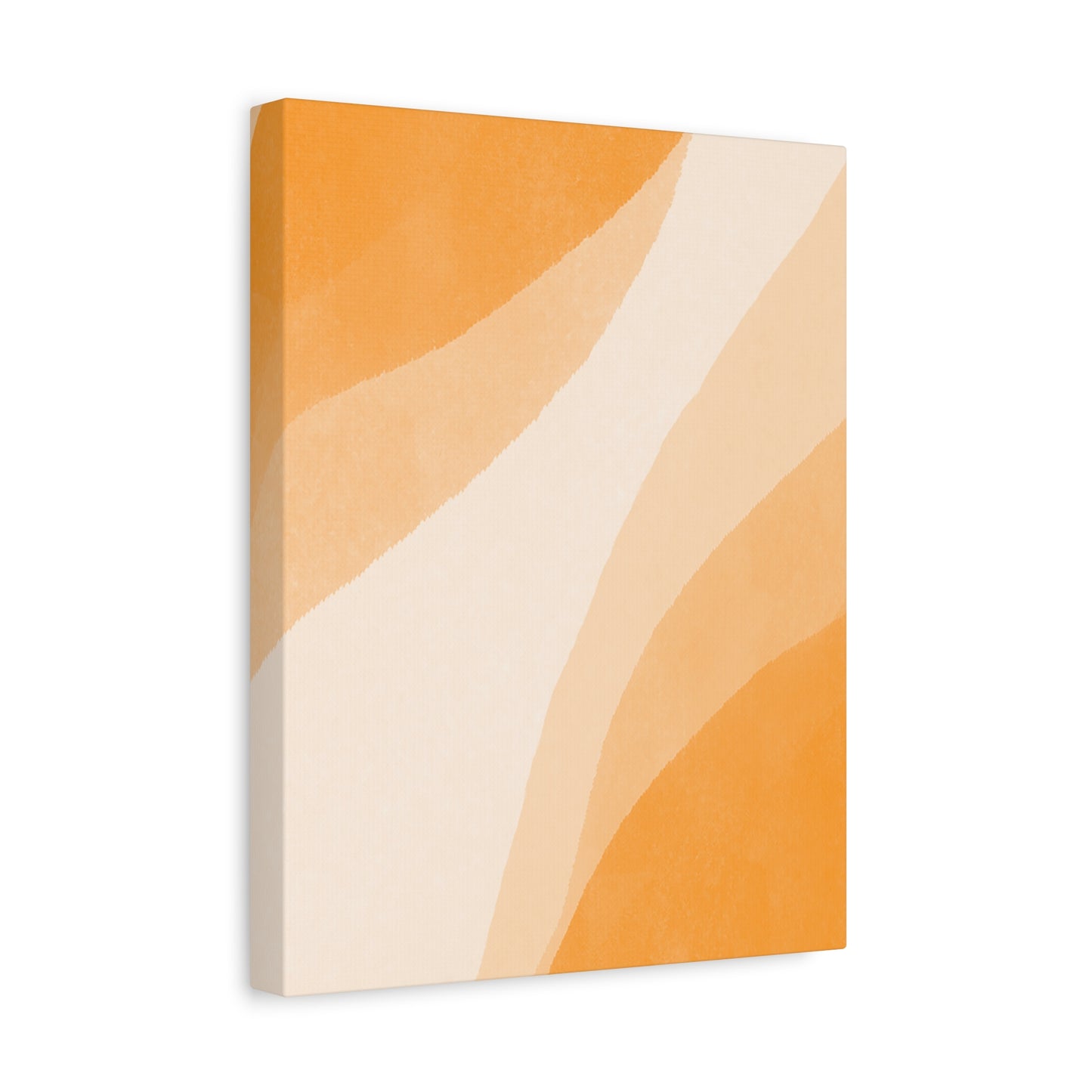 Orange Creamsicle Canvas Wall Art Print - Multiple Sizing Options - Modern Abstract Canvas Art Print for Home Decor, Orange Color Palette, Gift Idea for Art Lovers