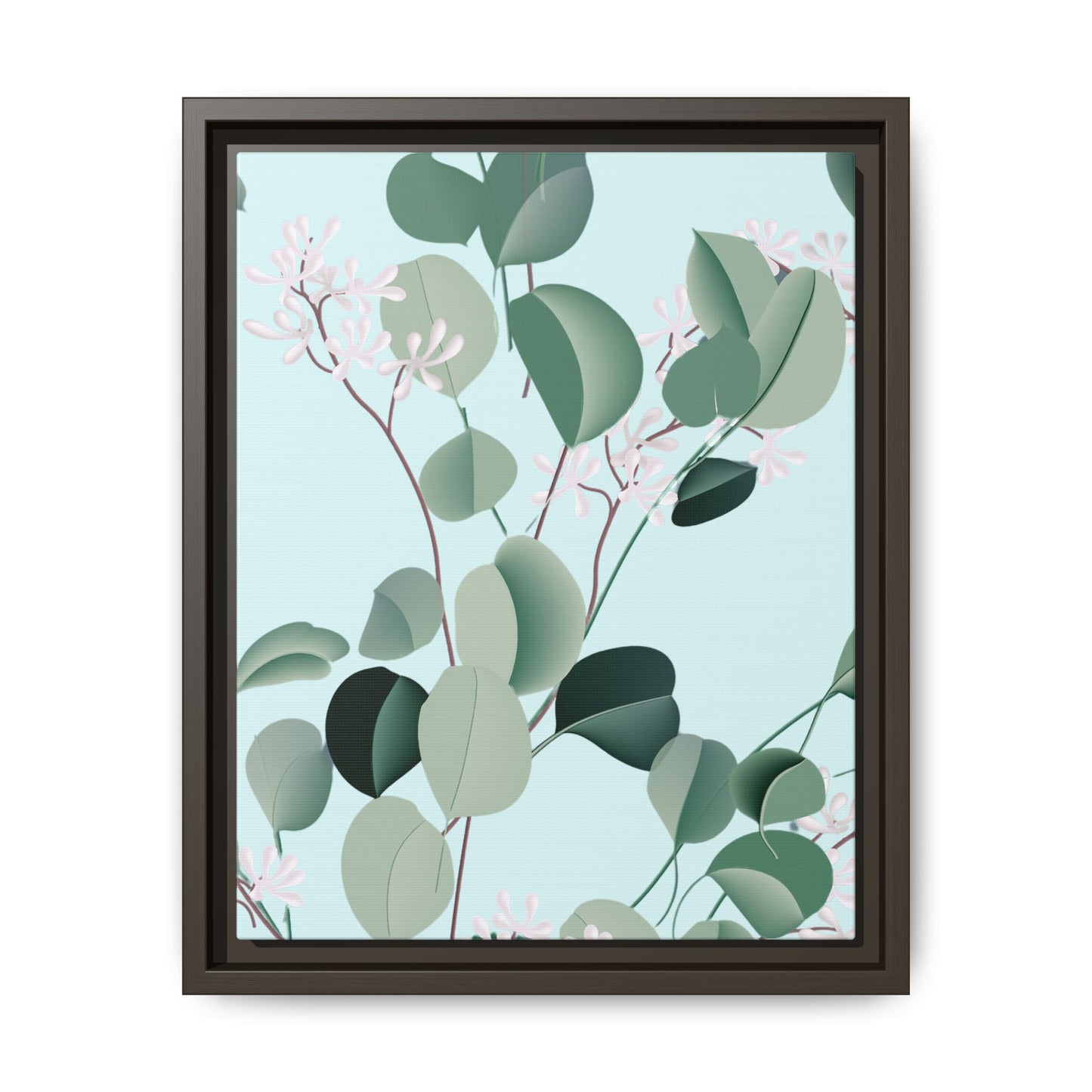 Spa Day Framed Matte Canvas Art - Multiple Frame Colors & Size Options