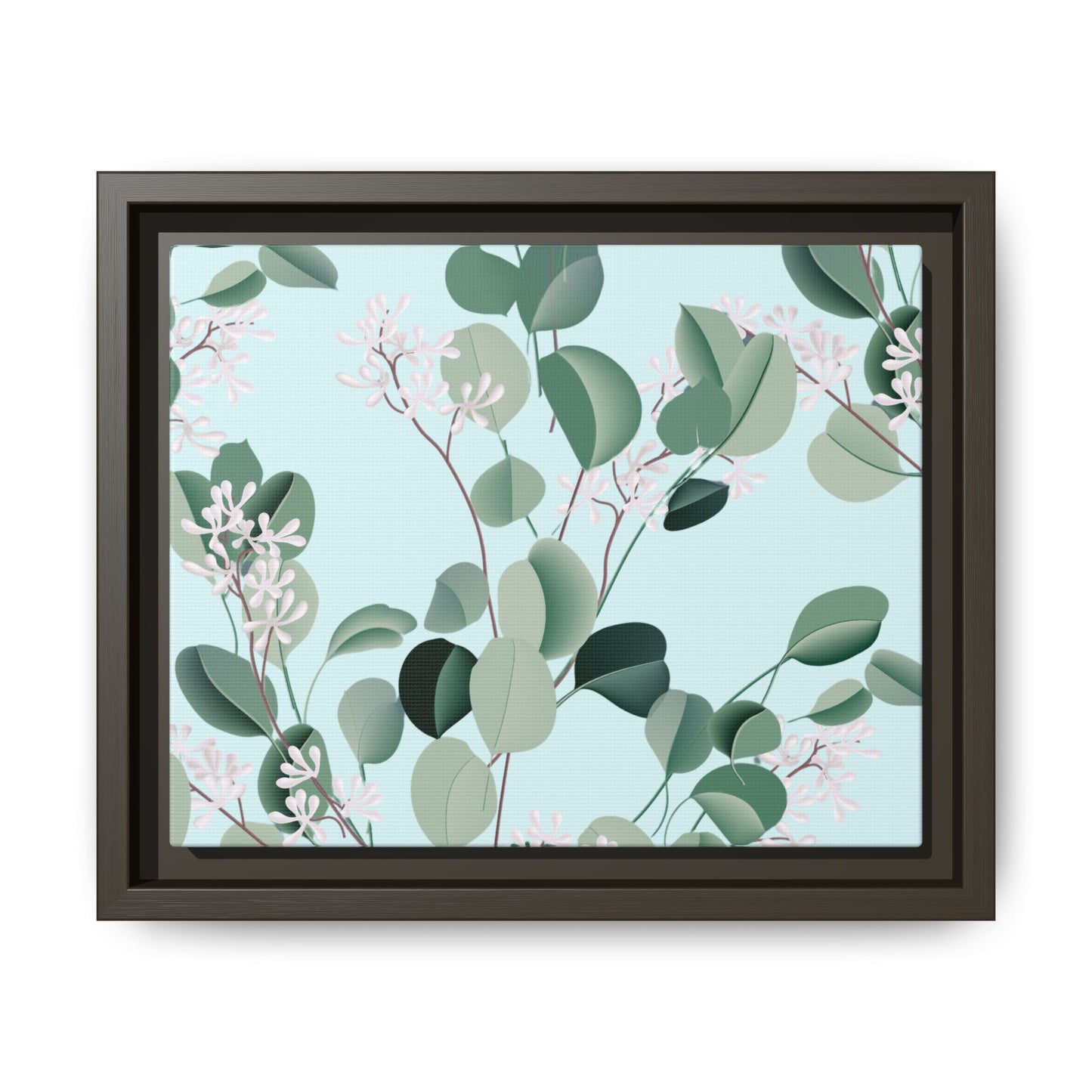 Spa Day Framed Matte Canvas Art - Multiple Frame Colors & Size Options