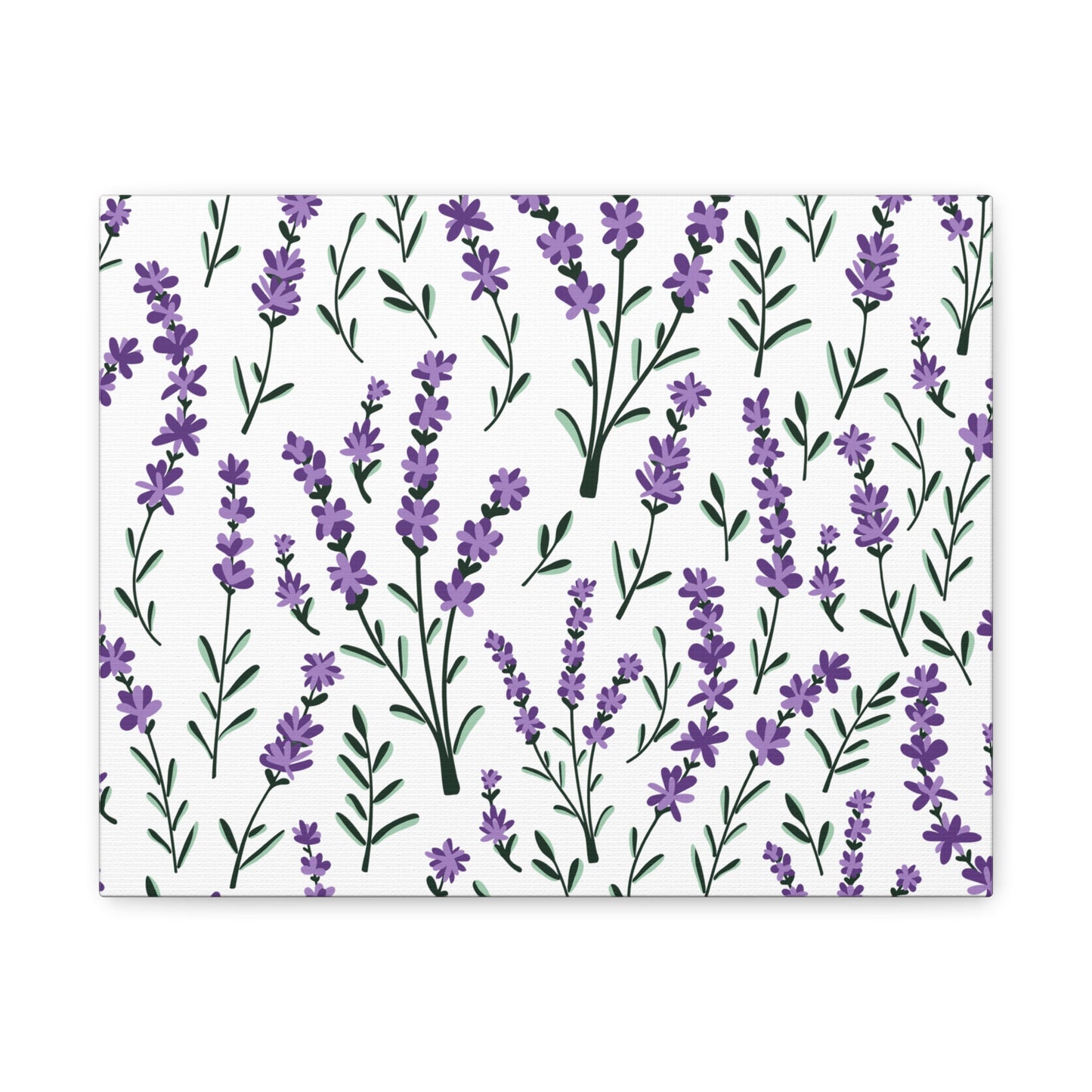 Lavender White Canvas Art Print - Multiple Sizing Options - Lavender Floral Canvas Wall Art, Lavender Home Decor, Gift for Her, Nature-Inspired Art