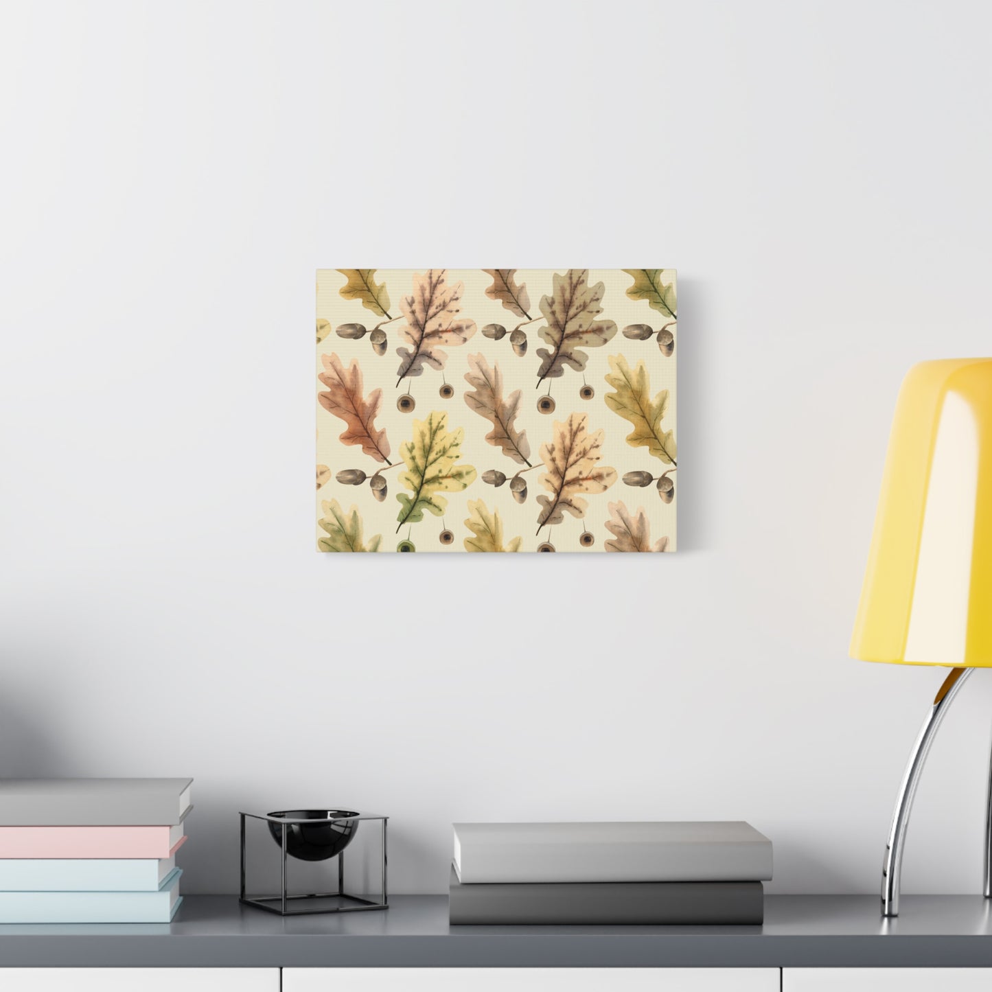 Oak Leaves Canvas Art Print - Multiple Sizing Options - Autumn Leaf Canvas Wall Art, Thanksgiving / Fall Wall Decor, Nature-Inspired Home Decor, Gift for Nature Lovers