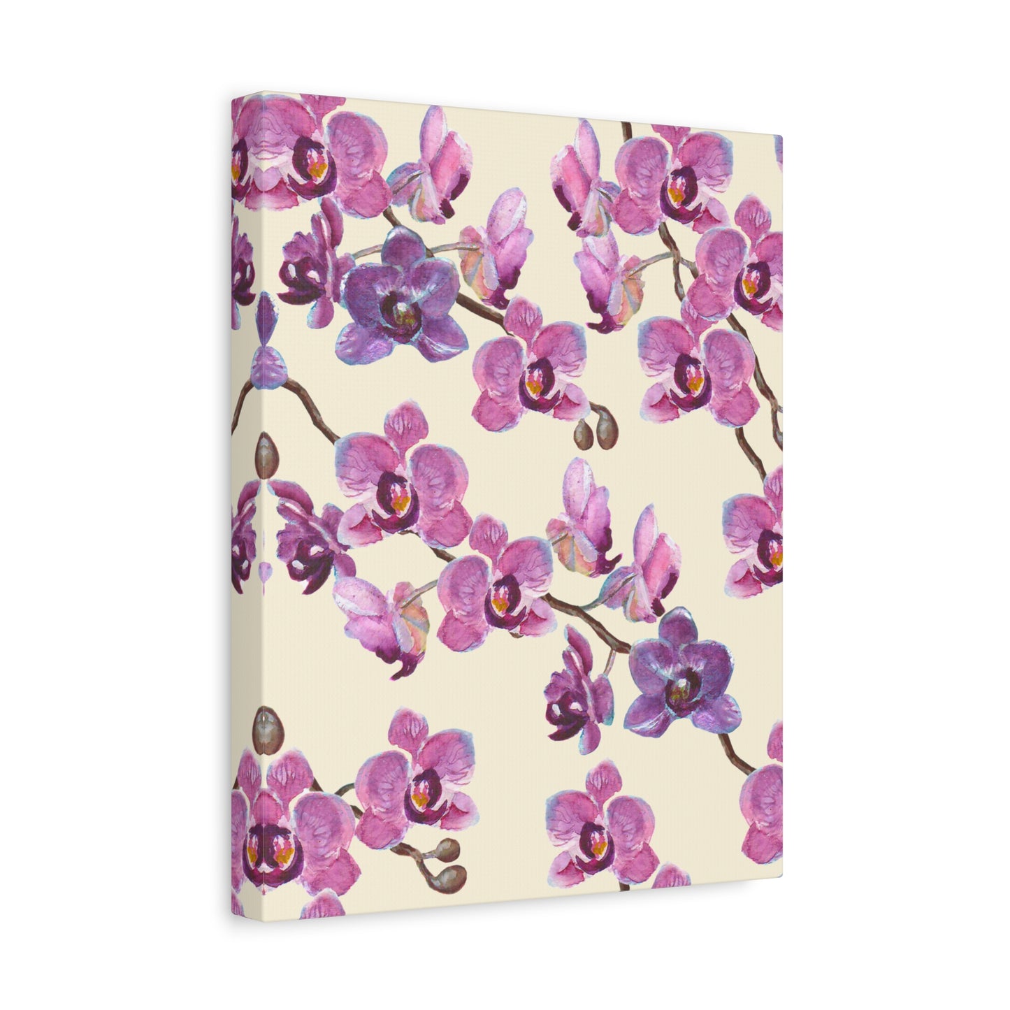 Vanilla Orchid Canvas Art Print - Multiple Sizing Options - Floral Canvas Wall Art, Orchid Print Decor for Home or Office, Gift for Flower Lovers, Mother's Day, Housewarming Decoration
