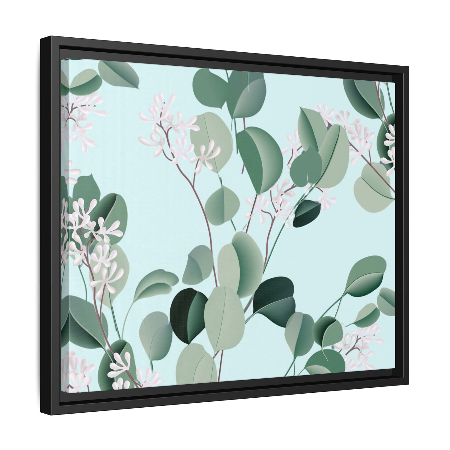 Spa Day Framed Matte Canvas Art - Multiple Frame Colors & Size Options