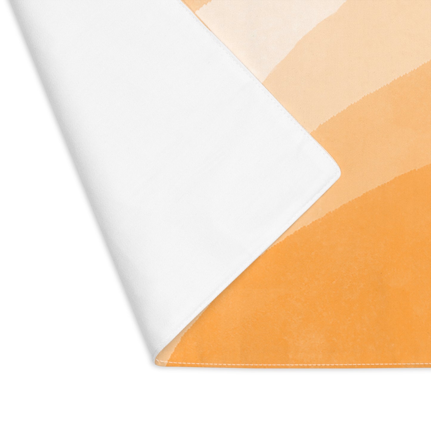 Orange Creamsicle Placemat - 18" × 14" Cotton Twill - 1 count Modern Geometric Design, Table Decor for Home, Kitchen Essentials, Summer Parties, Gift Idea