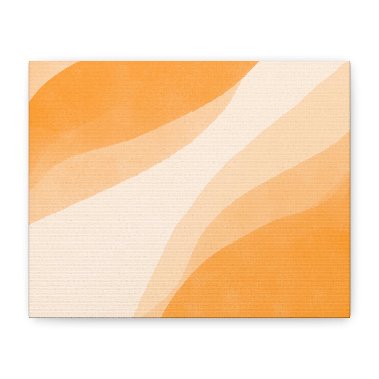 Orange Creamsicle Canvas Wall Art Print - Multiple Sizing Options - Modern Abstract Canvas Art Print for Home Decor, Orange Color Palette, Gift Idea for Art Lovers