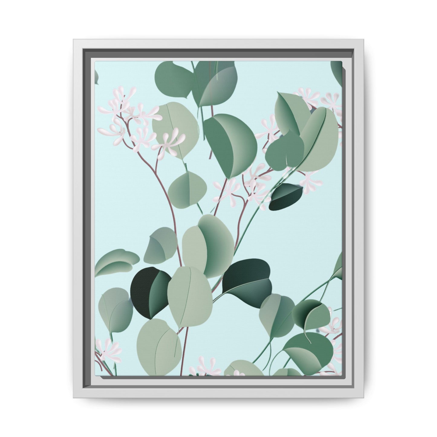 Spa Day Framed Matte Canvas Art - Multiple Frame Colors & Size Options