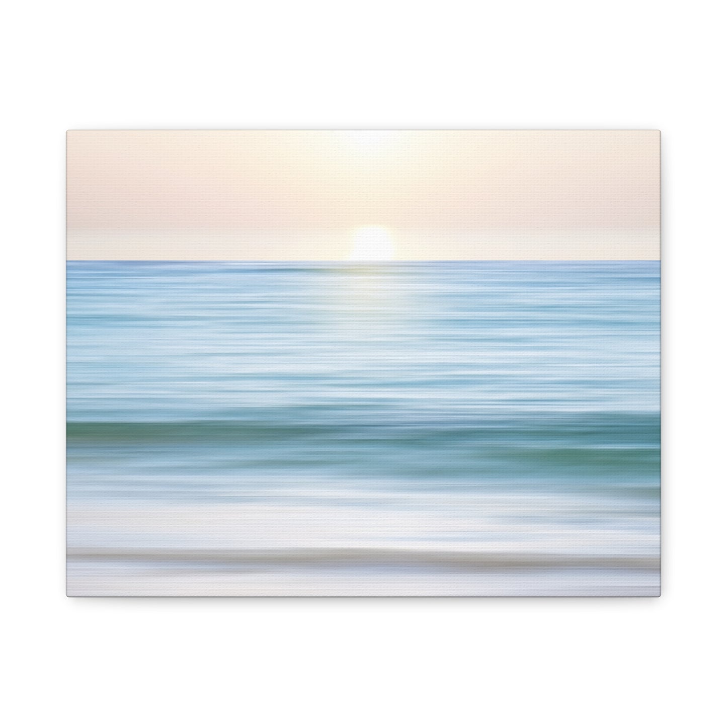 Coastal Cottage Sunset Canvas Art Wall Print - Multiple Sizing Options- Serene Ocean Canvas Wall Art, Coastal Decor, Beach House Wall Art, Living Room Decor, Gift for Ocean Lovers