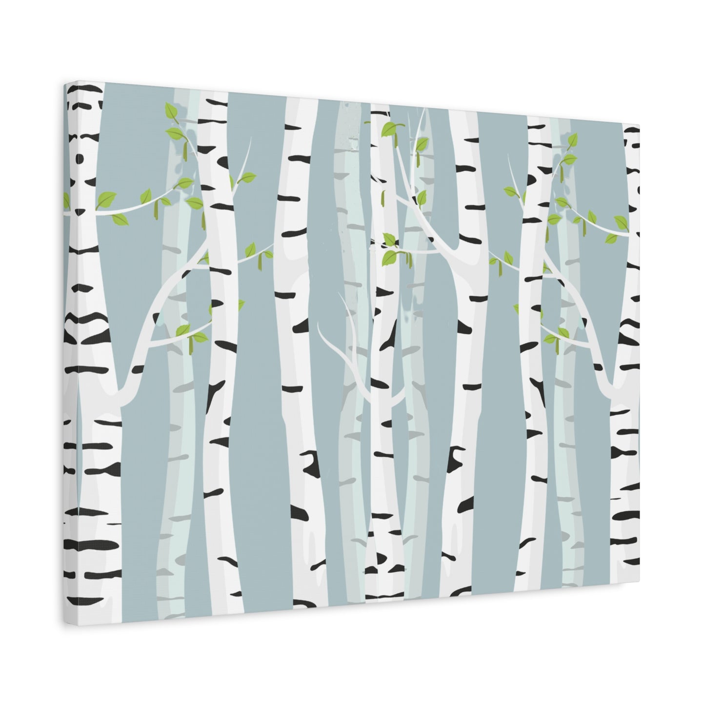 White Birch Canvas Art Print - Multiple Sizing Options - Birch Tree Canvas Wall Art, Modern Nature Home Accent, Gift for Nature Lovers, Forest Wall Art