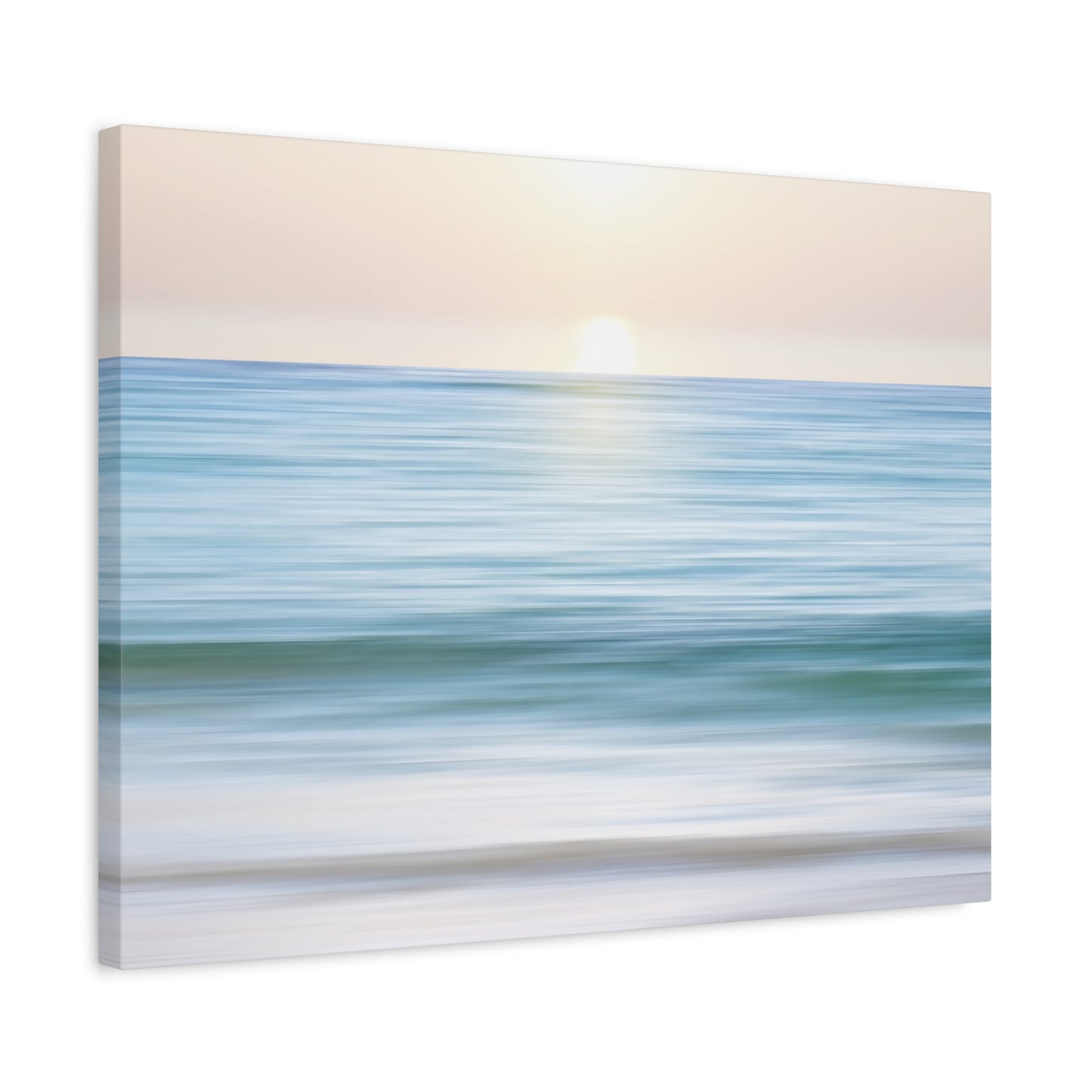 Coastal Cottage Sunset Canvas Art Wall Print - Multiple Sizing Options- Serene Ocean Canvas Wall Art, Coastal Decor, Beach House Wall Art, Living Room Decor, Gift for Ocean Lovers