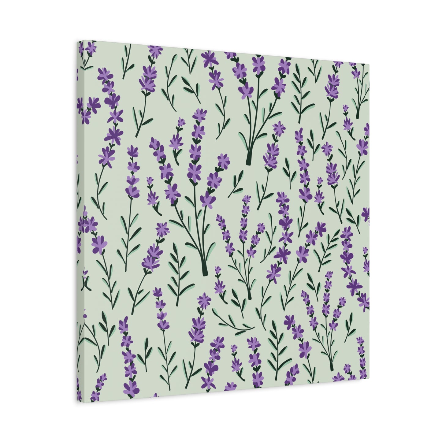 Lavender Sage Canvas Art Print - Multiple Sizing Options - Lavender Floral Canvas Wall Art, Lavender Home Decor, Gift for Her, Nature-Inspired Art