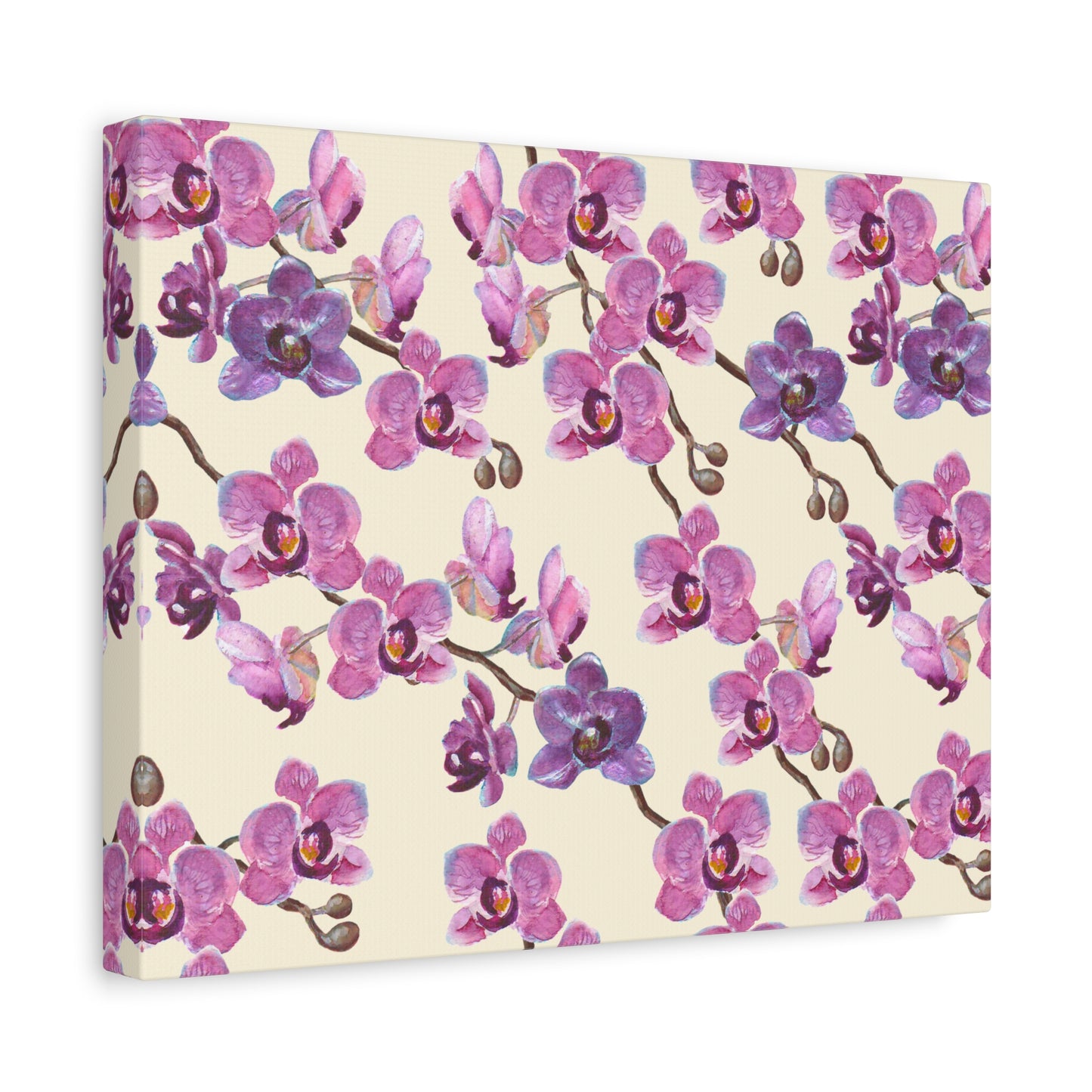 Vanilla Orchid Canvas Art Print - Multiple Sizing Options - Floral Canvas Wall Art, Orchid Print Decor for Home or Office, Gift for Flower Lovers, Mother's Day, Housewarming Decoration