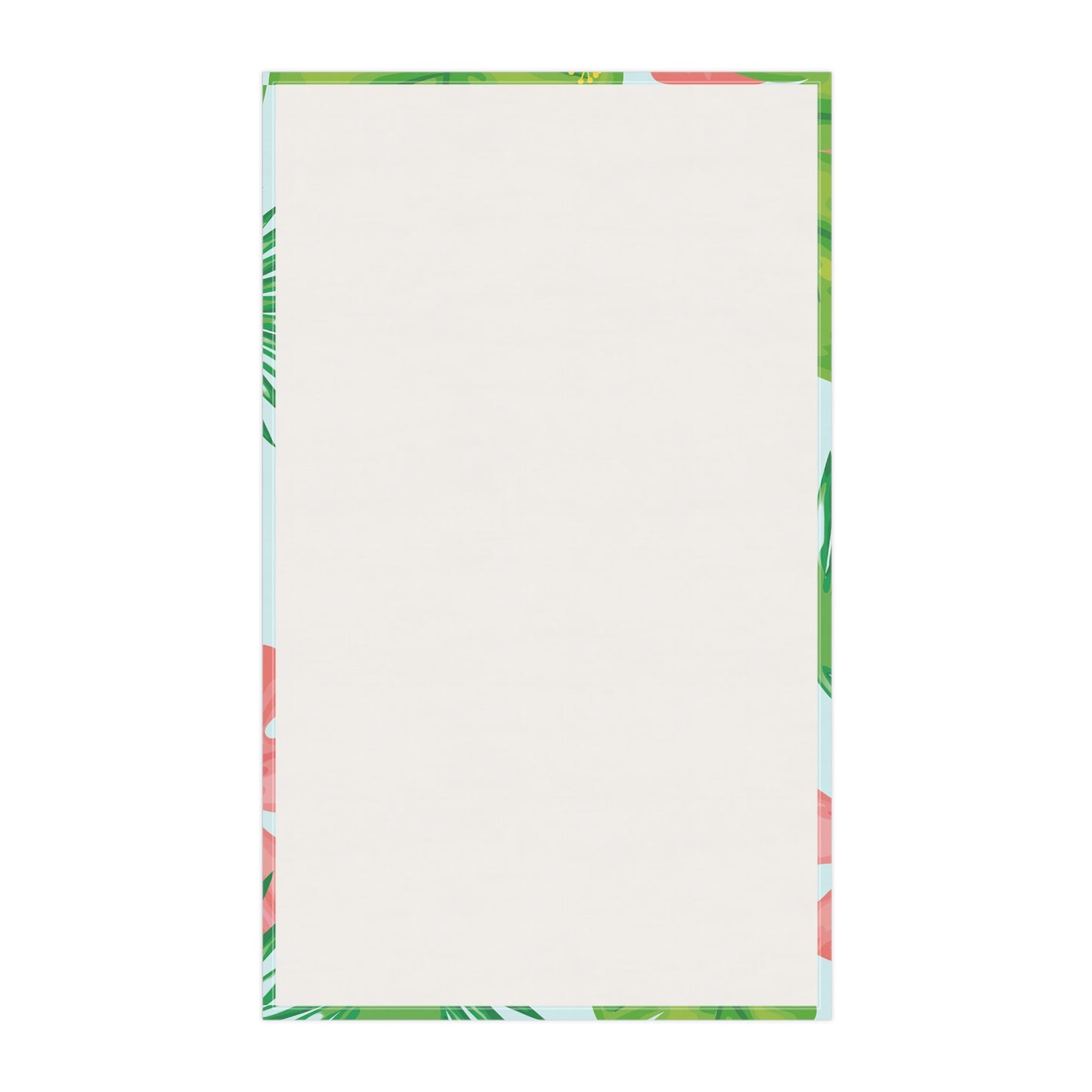 Tropical Island Printed Tea Towels - 100% Cotton Twill, 18" x 30"