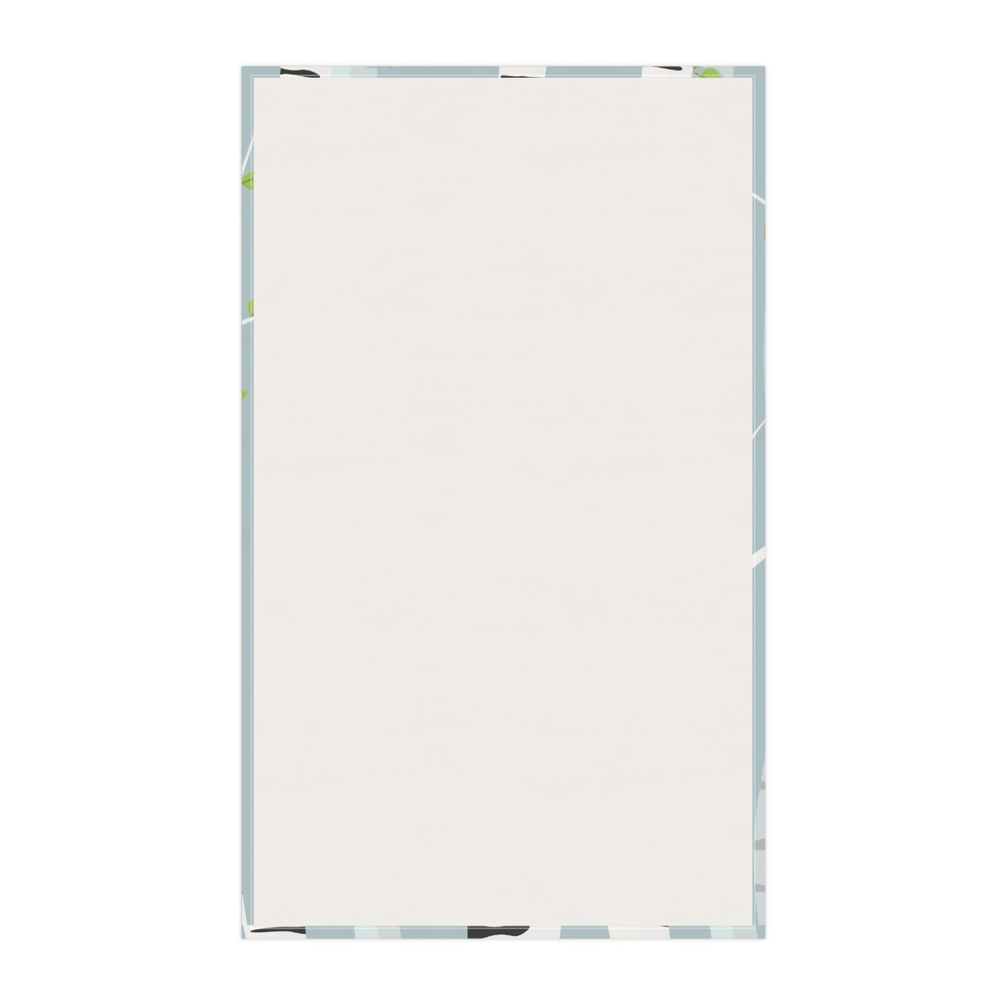 White Birch Printed Tea Towels - 100% Cotton Twill, 18" x 30"