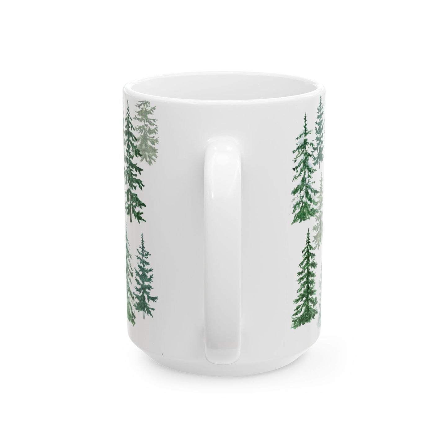 Fraser Fir Mug - 11 oz. & 15 oz. options, Christmas Mugs, Winter Coffee Mug, Christmas Coffee Cup Gift