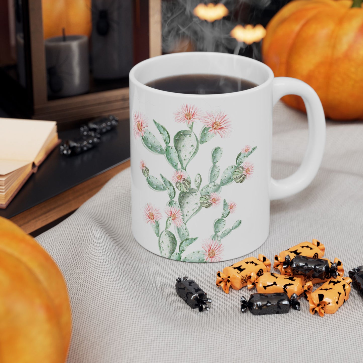 Cactus Flower Ceramic Mug - 11 oz. & 15 oz. options