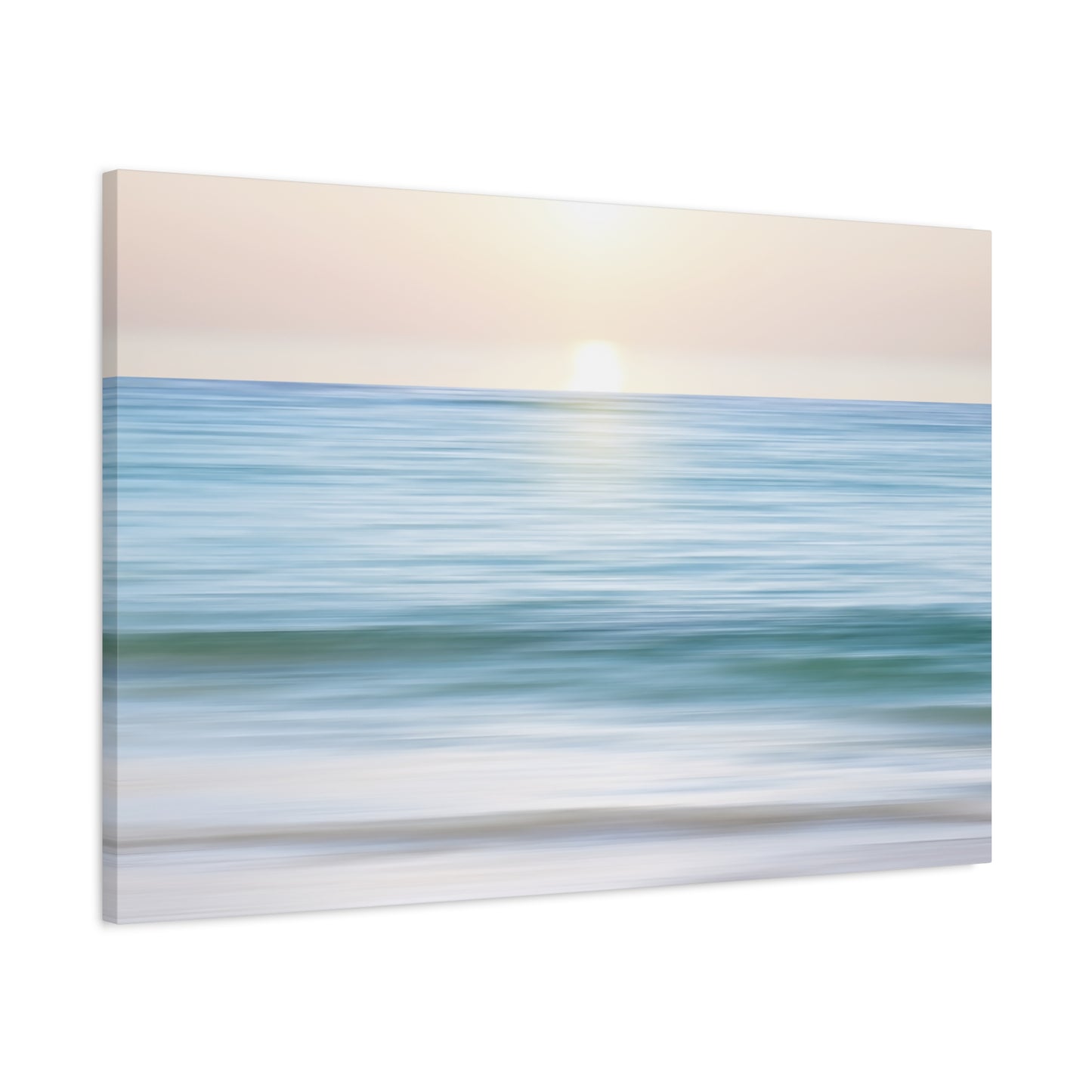 Coastal Cottage Sunset Canvas Art Wall Print - Multiple Sizing Options- Serene Ocean Canvas Wall Art, Coastal Decor, Beach House Wall Art, Living Room Decor, Gift for Ocean Lovers