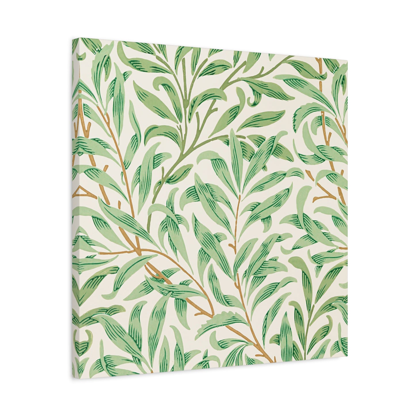 Willow Boughs Canvas Art Print - Multiple Sizing Options - Botanical Wall Art, Leafy Decor, Nature-Inspired Canvas, Modern Home Decor, Gift for Nature Lovers, Housewarming Gift
