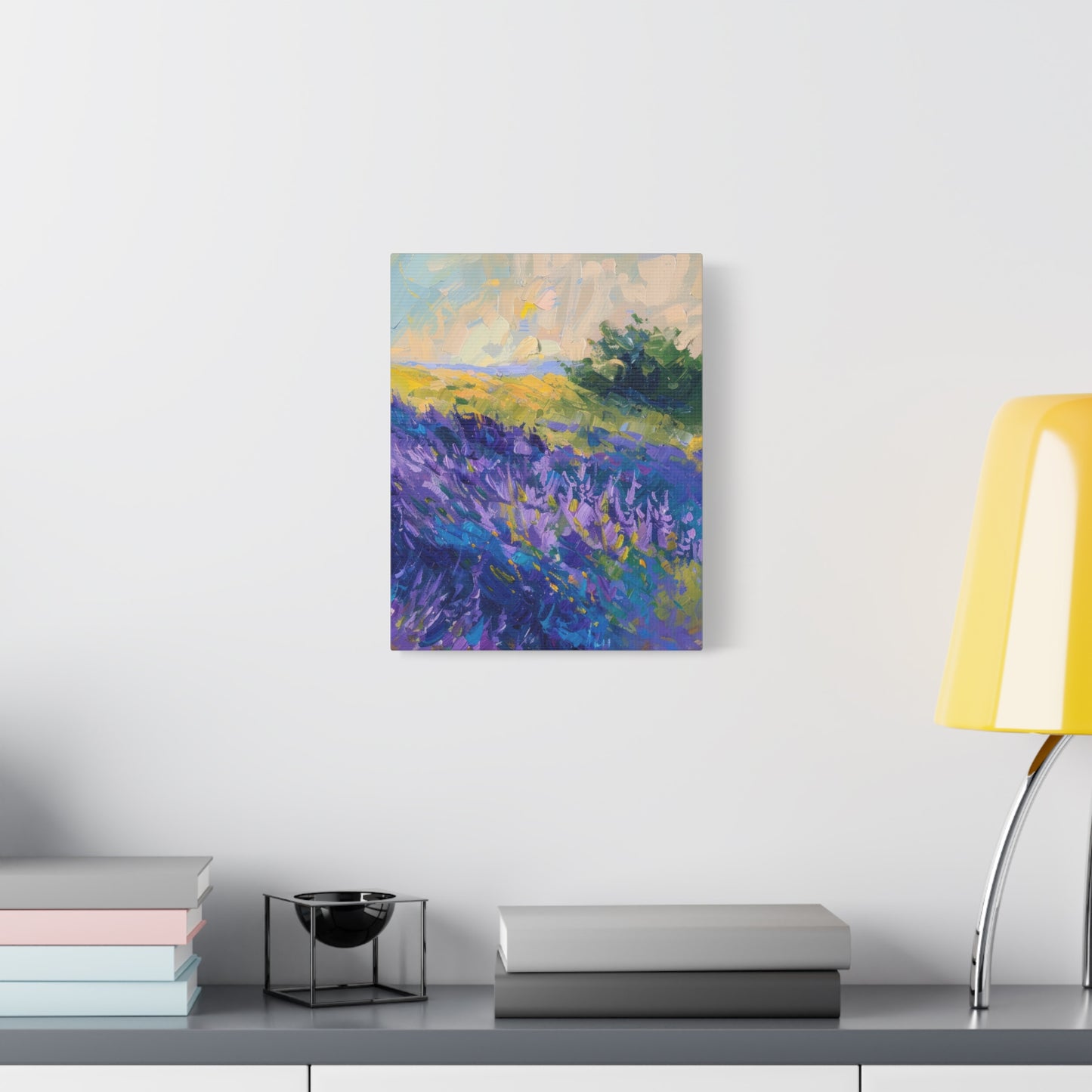 Lavender Fields Canvas Art Print - Multiple Sizing Options - Lavender Fields Canvas Wall Art, Home Gift, Nature Decor, Art for Her