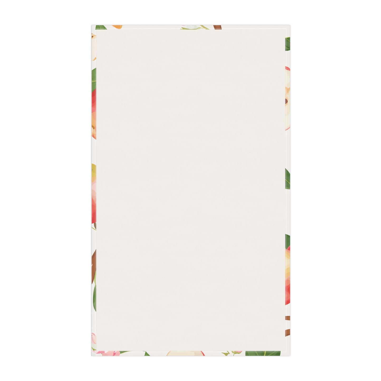 Apple Harvest Printed Tea Towels - 100% Cotton Twill, 18" x 30"