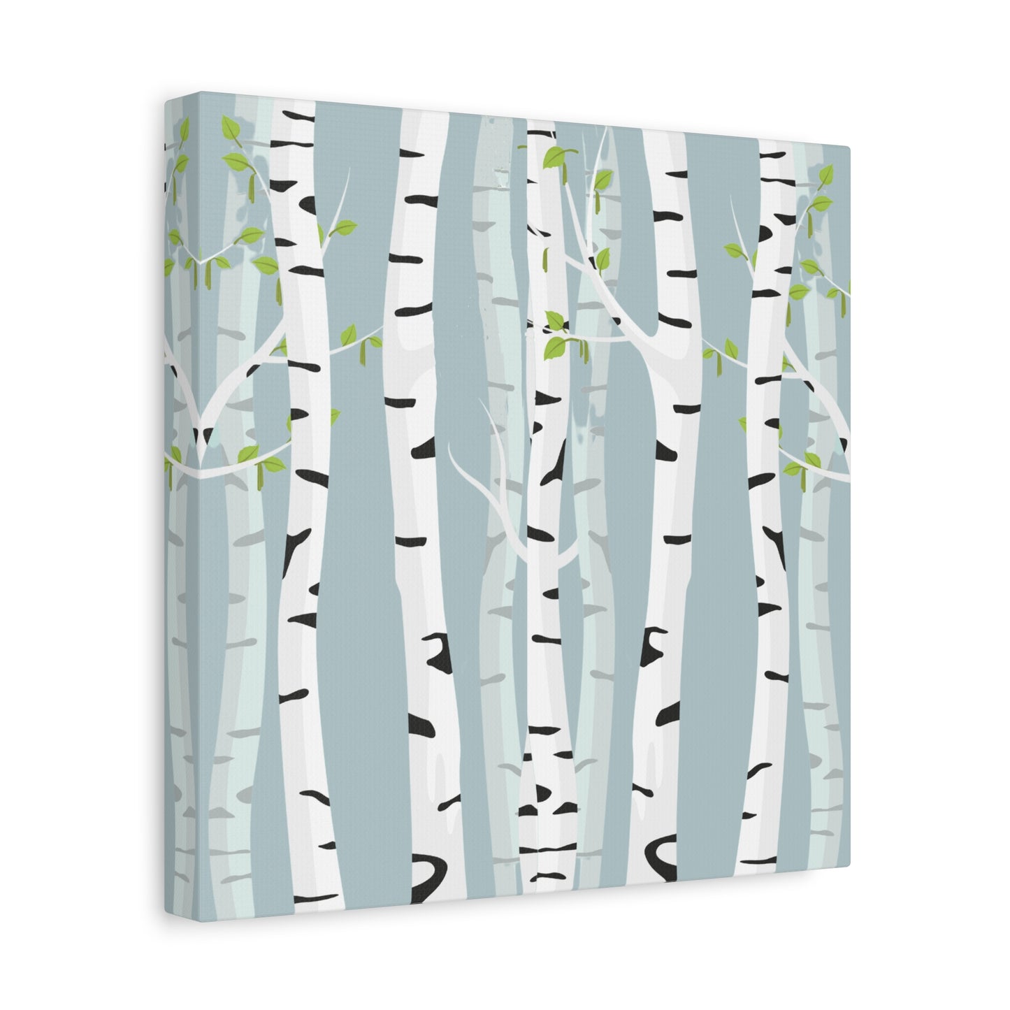 White Birch Canvas Art Print - Multiple Sizing Options - Birch Tree Canvas Wall Art, Modern Nature Home Accent, Gift for Nature Lovers, Forest Wall Art