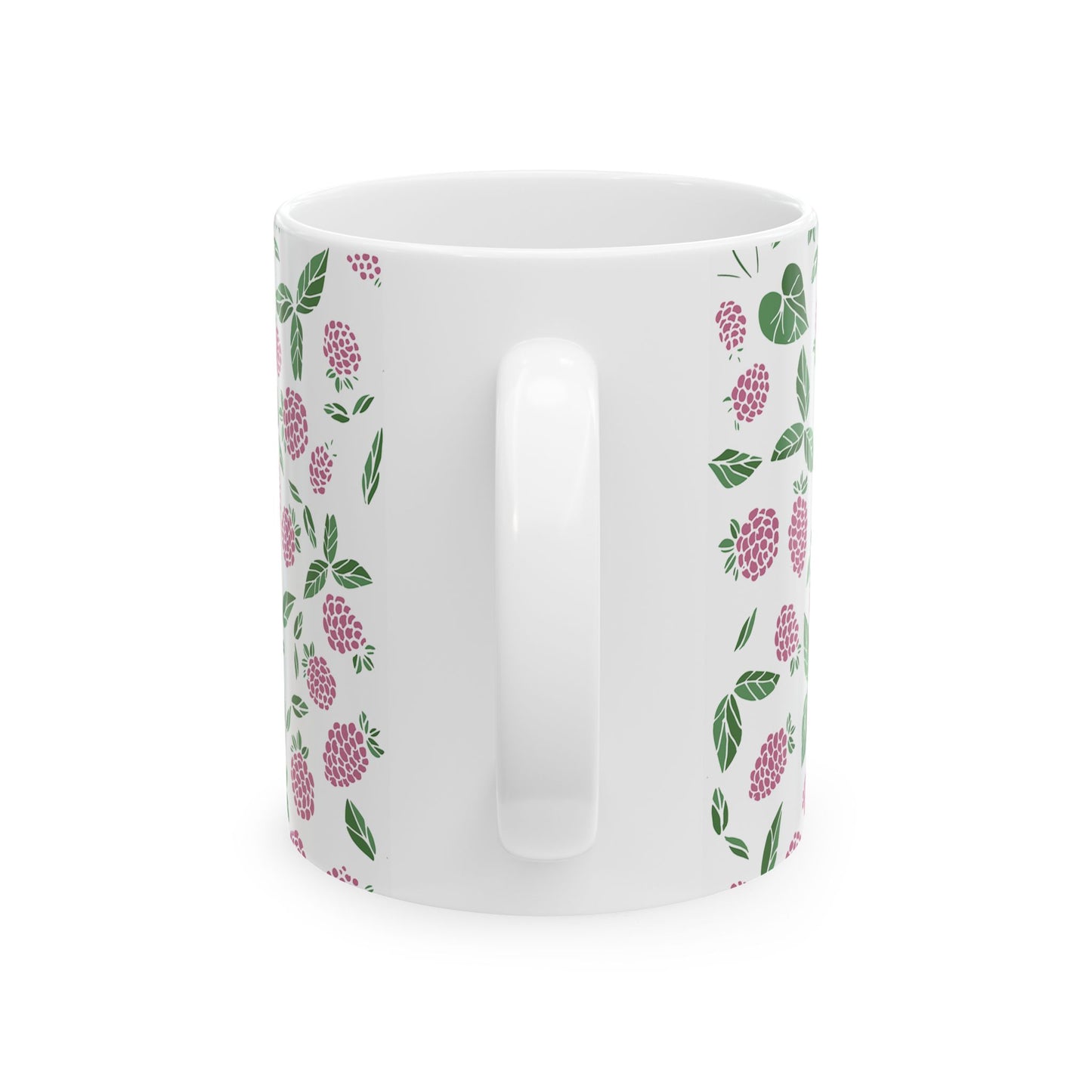 Pink Berry Ceramic Mug - 11 oz. & 15 oz. options