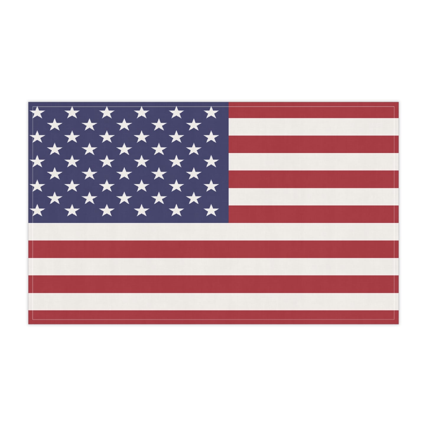 American Flag Tea Towel - Patriotic Cotton Kitchen Towels, USA Flag Dish Towels, Fourth of July Decor, Americana Home Accessories
