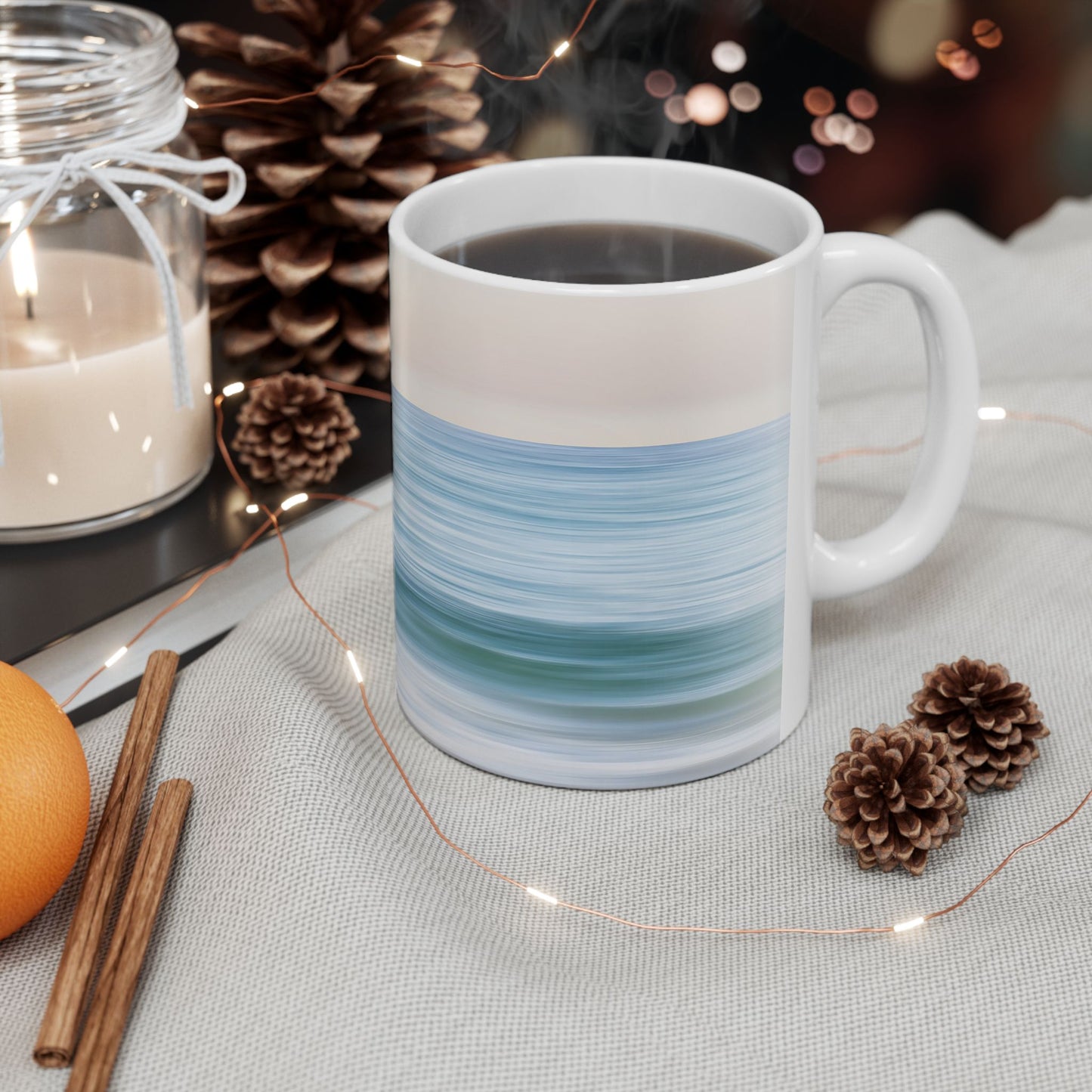 Coastal Cottage Ceramic Mug - 11 oz. & 15 oz. options