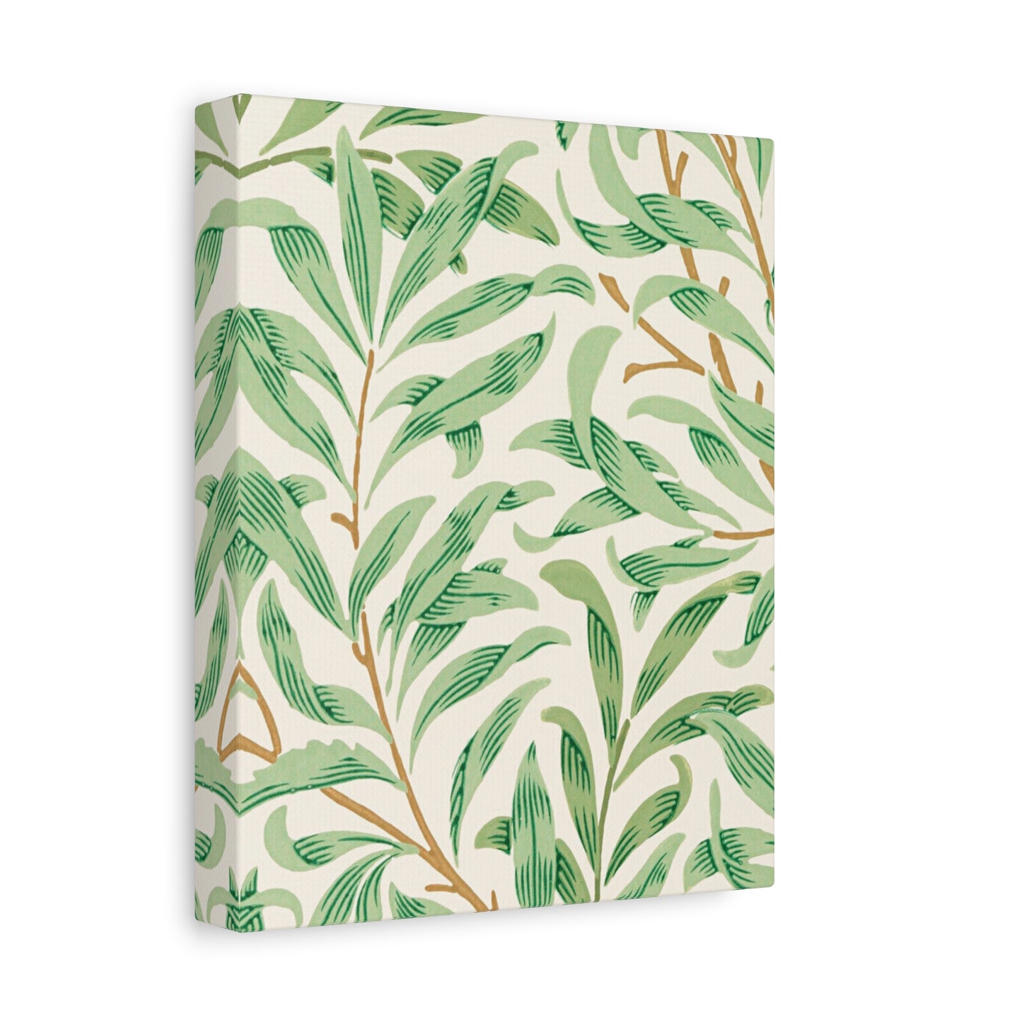 Willow Boughs Canvas Art Print - Multiple Sizing Options - Botanical Wall Art, Leafy Decor, Nature-Inspired Canvas, Modern Home Decor, Gift for Nature Lovers, Housewarming Gift