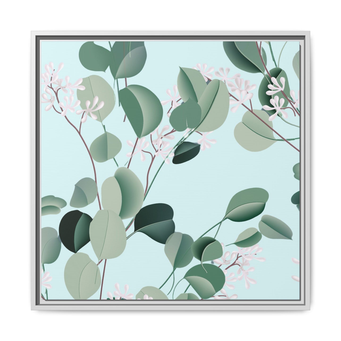 Spa Day Framed Matte Canvas Art - Multiple Frame Colors & Size Options