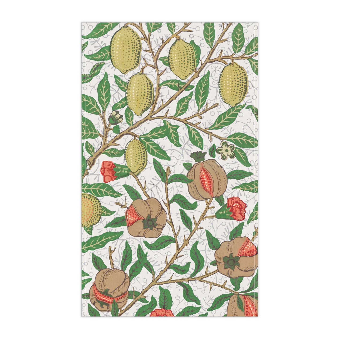 Lemon Verbena Printed Tea Towels - 100% Cotton Twill, 18" x 30"