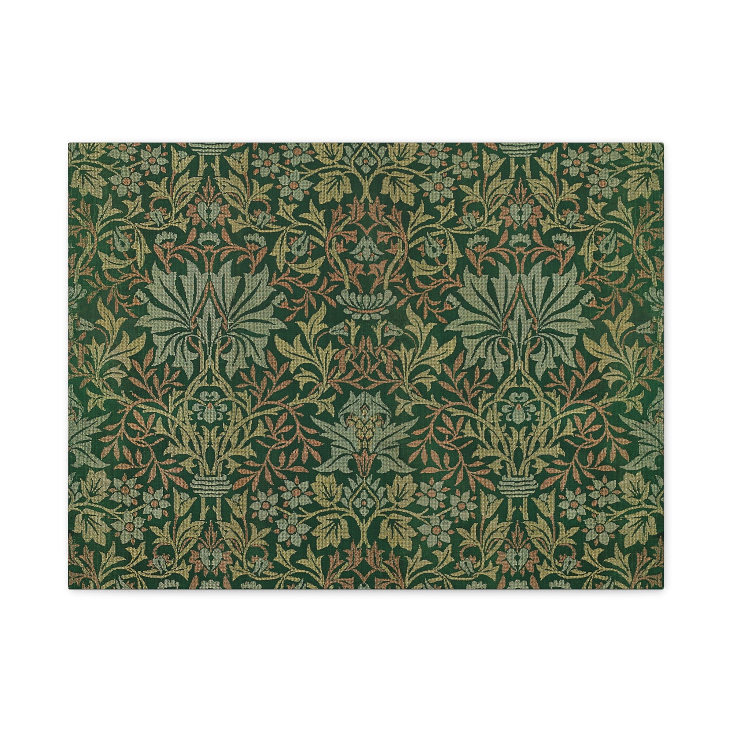 Flower Garden Canvas Wall Art Print - Multiple Sizing Options- Elegant Floral Canvas Wall Art, Botanical Decor, Home Decoration, Flower Garden by William Morris