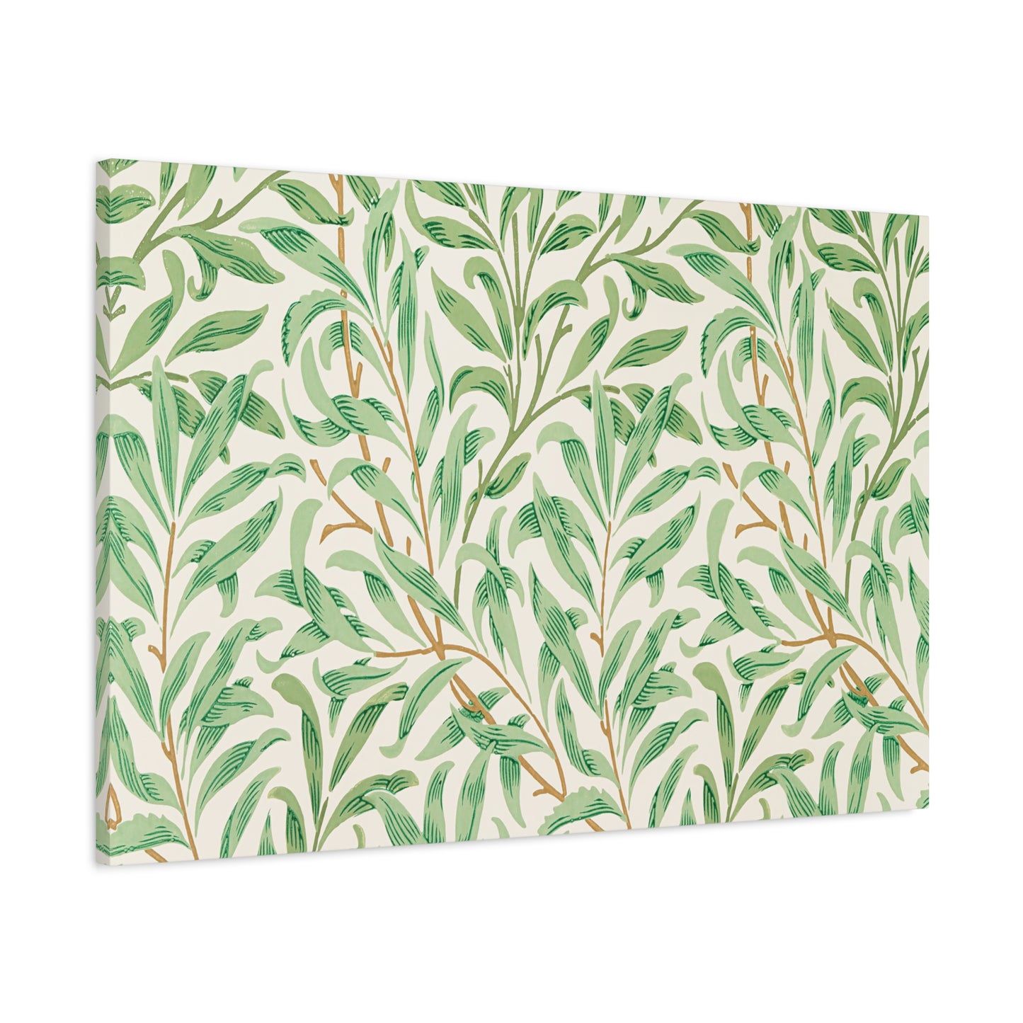 Willow Boughs Canvas Art Print - Multiple Sizing Options - Botanical Wall Art, Leafy Decor, Nature-Inspired Canvas, Modern Home Decor, Gift for Nature Lovers, Housewarming Gift