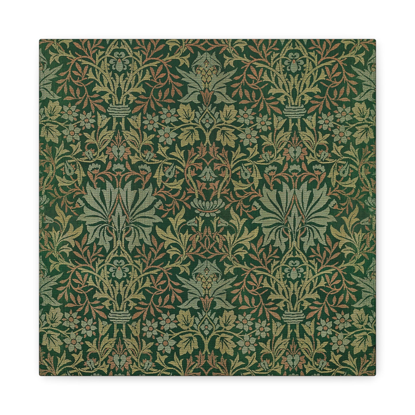 Flower Garden Canvas Wall Art Print - Multiple Sizing Options- Elegant Floral Canvas Wall Art, Botanical Decor, Home Decoration, Flower Garden by William Morris