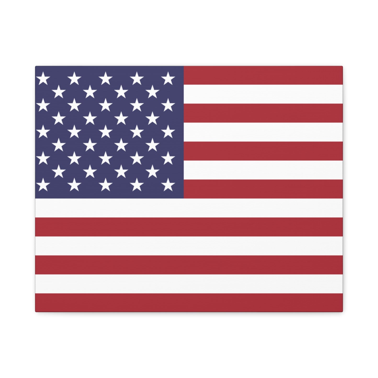 American Flag Canvas Wall Art, Multiple Sizing Options with 1.25" depth - Patriotic Home Decor, USA Flag Artwork, Independence Day Decoration, Gift for Veterans