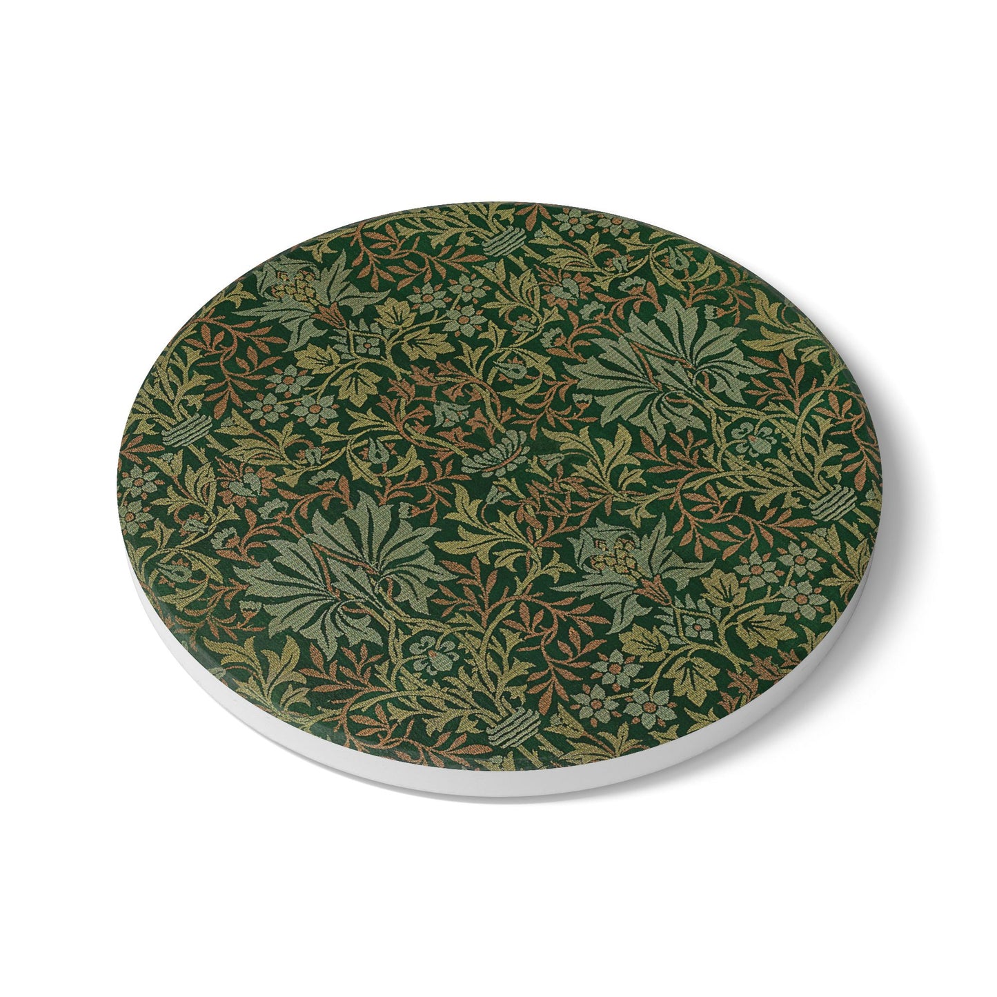 Flower Garden - Ceramic Tile Coaster, Cork Backed - Round or Square Size Choices, Perfect for Home Decor & Gifts - Priced per coaster