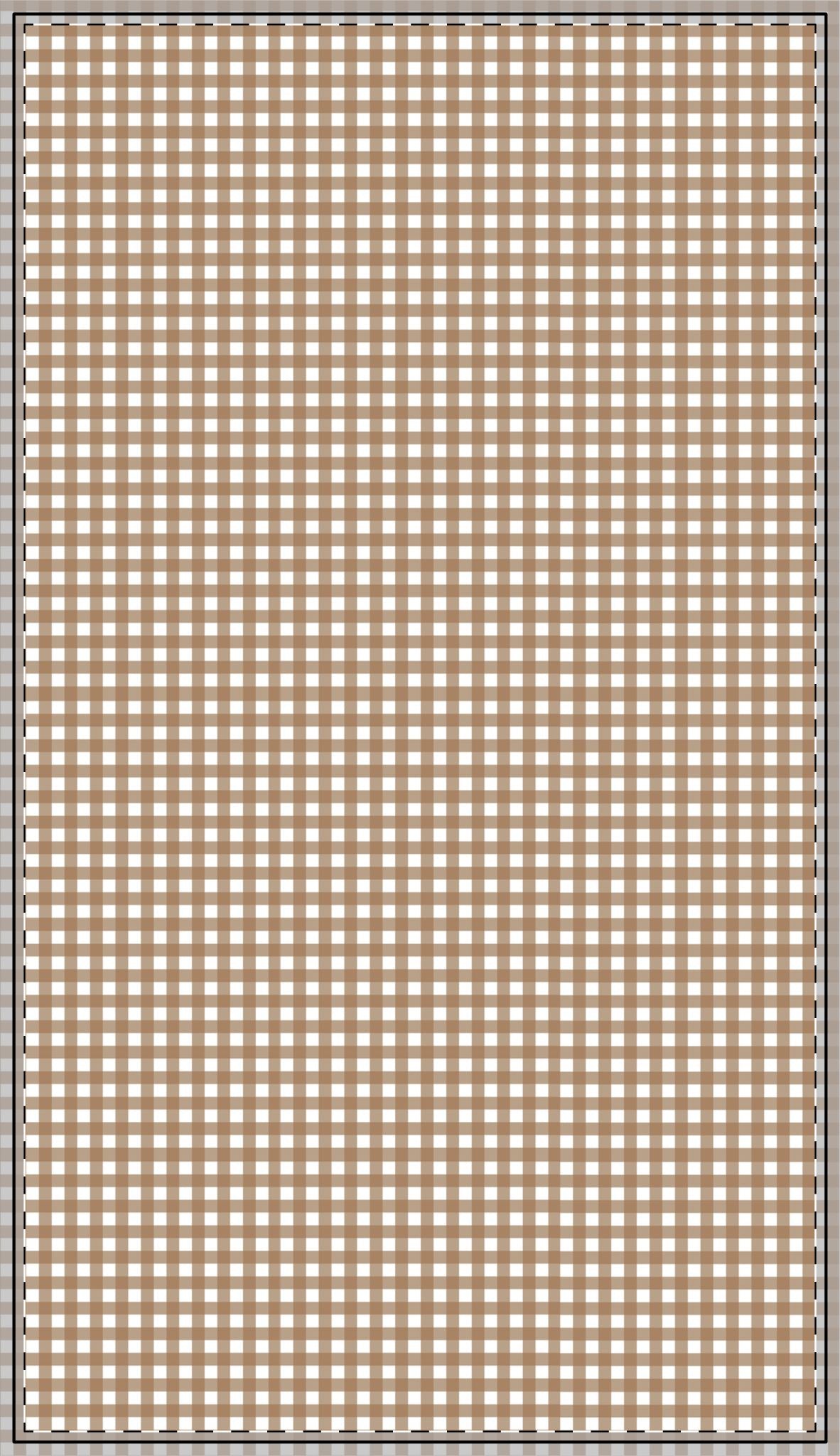 Brown Gingham - 100% Cotton Twill Tablecloth, 58" × 58" and 58" × 102" Sizes, Brown Checked Gingham Tablecloth, Thanksgiving Tablecloth, Fall / Brown Tablecloth, Wedding Table Linen, Birthday Tablecloth, Farmhouse Decor, Picnic Table Tablecloth