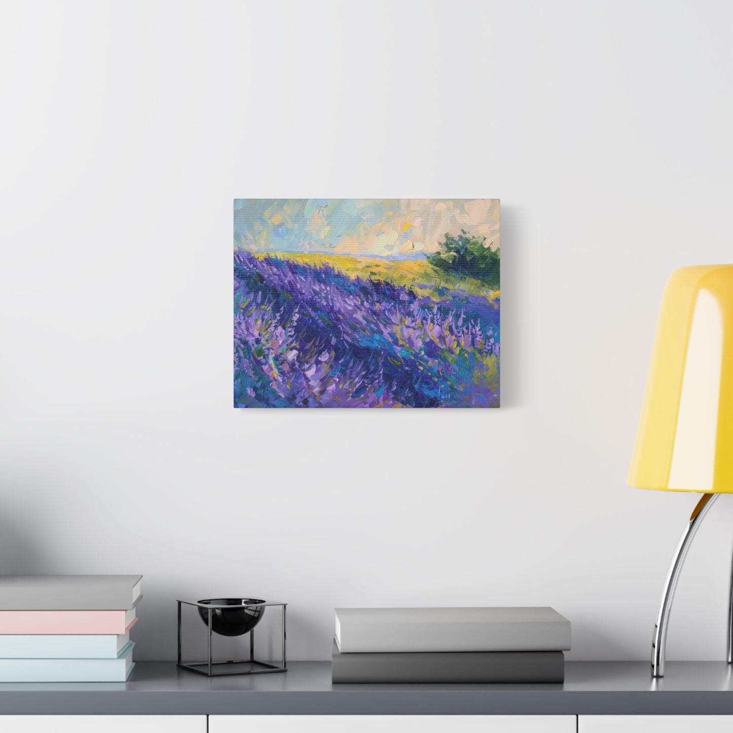 Lavender Fields Canvas Art Print - Multiple Sizing Options - Lavender Fields Canvas Wall Art, Home Gift, Nature Decor, Art for Her