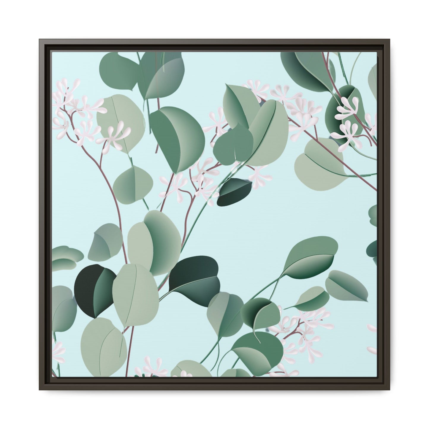 Spa Day Framed Matte Canvas Art - Multiple Frame Colors & Size Options