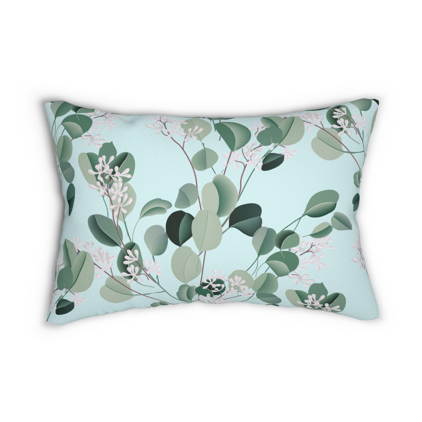 Spa Day Printed Lumbar Pillow with Insert (20" x 14") - Includes insert and zipper closure
