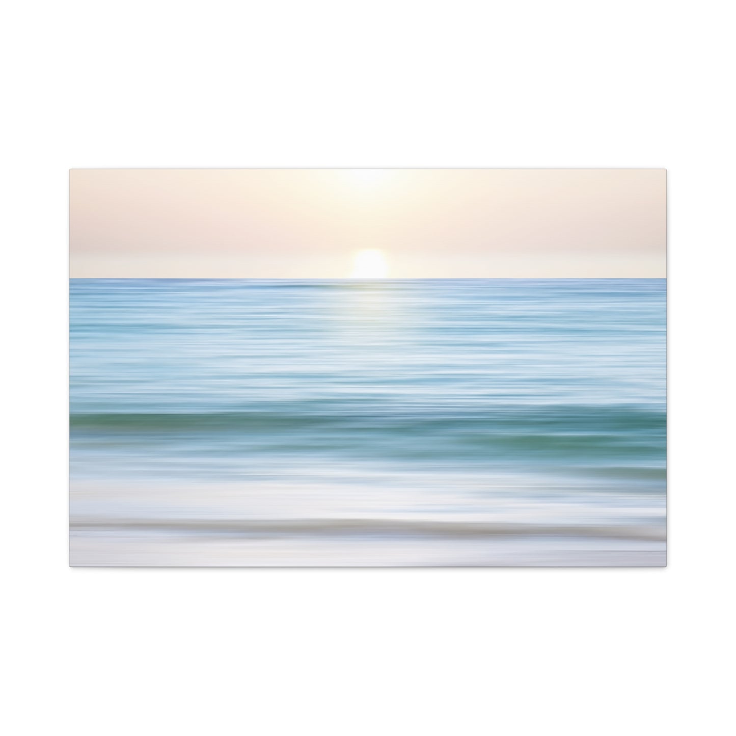 Coastal Cottage Sunset Canvas Art Wall Print - Multiple Sizing Options- Serene Ocean Canvas Wall Art, Coastal Decor, Beach House Wall Art, Living Room Decor, Gift for Ocean Lovers