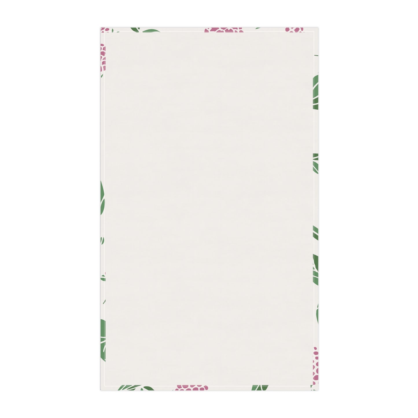 Pink Berry Printed Tea Towels - 100% Cotton Twill, 18" x 30"