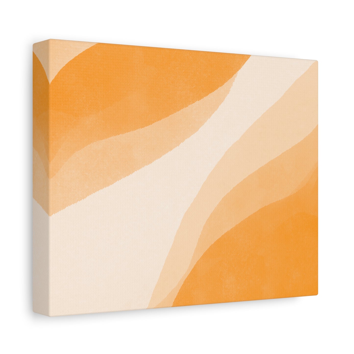 Orange Creamsicle Canvas Wall Art Print - Multiple Sizing Options - Modern Abstract Canvas Art Print for Home Decor, Orange Color Palette, Gift Idea for Art Lovers
