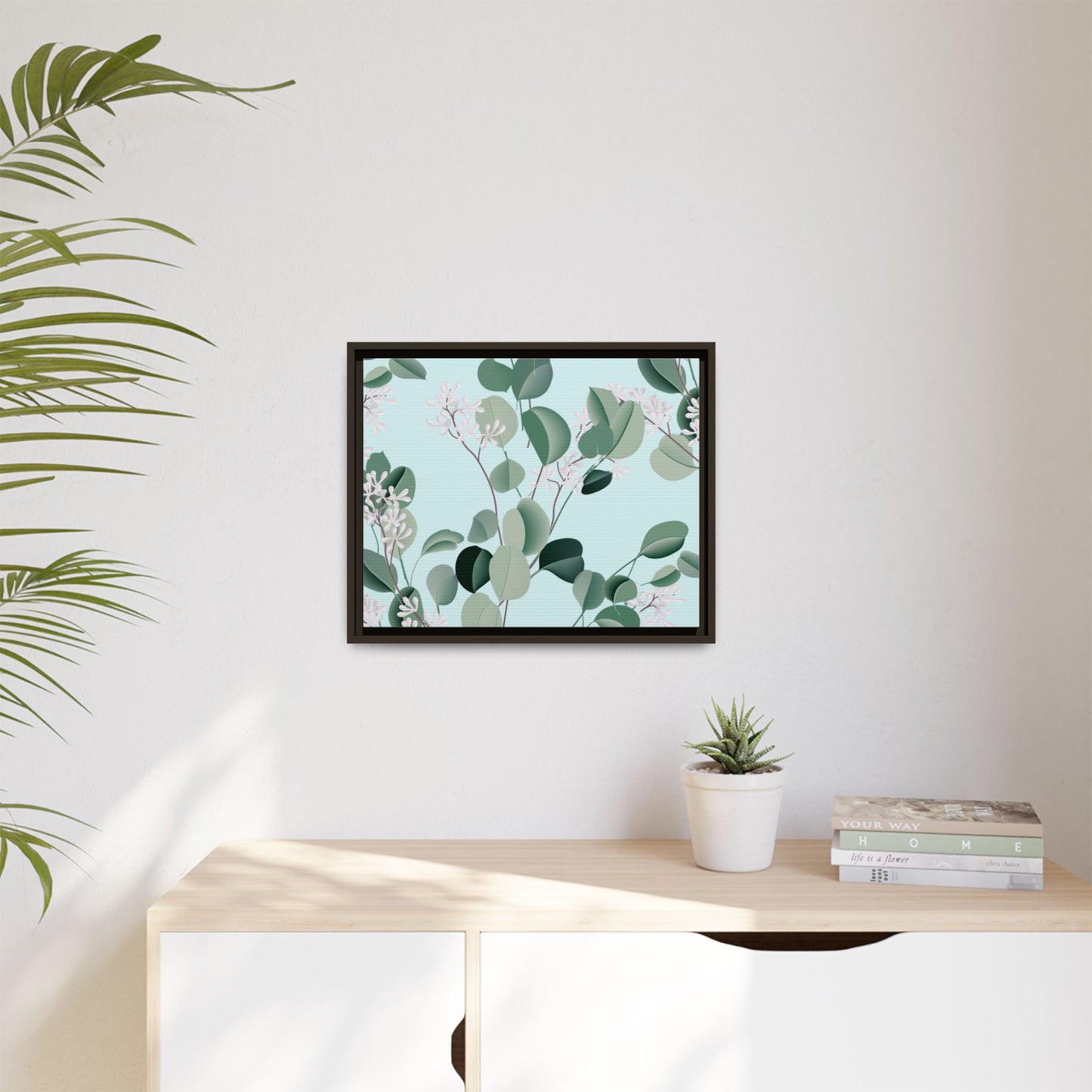 Spa Day Framed Matte Canvas Art - Multiple Frame Colors & Size Options
